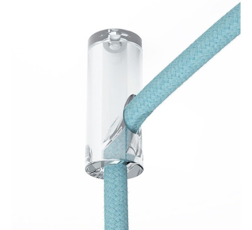 Soporte De Techo Sujetador Cable Textil Transparente