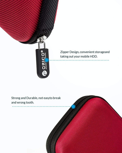 Imagen 4 de 6 de Orico Estuche Para Disco Duro Bolsa De Transporte De Almacen