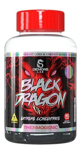 Black Dragon Demons Lab Thermo Termogênico Carnitina Cromo