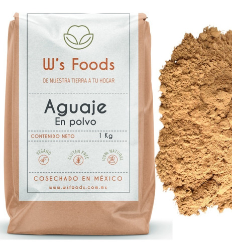 Aguaje En Polvo 100% Natural 1 Kg