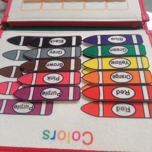 Nova Quadro De Aprendizagem Feltro Manual Para Crianças