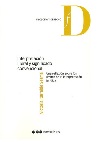 Libro Interpretacion Literal Y Significado Convencional