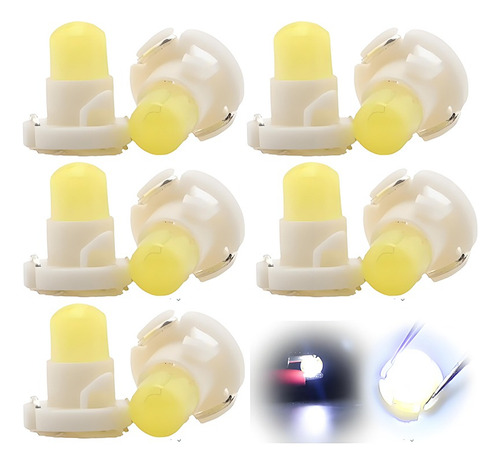 Pack 10 Foco Led T4.2 T4.7 Tablero Blanco Blanco