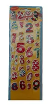 Comprar Sticker Calcomanias Infantiles De Números Para Cuadernos