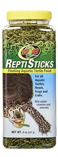 Imagen 1 de 5 de Zoo Med Reptisticks Comida Flotante Para Tortugas Acuáticas,