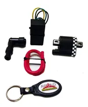 Comprar Kit Potenciacion Suzuki Ax 100 Bobina De Alta Cable Capuchon