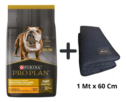 Pro Plan Perro Light Raza Mediana Grande X 15 + Colchineta 