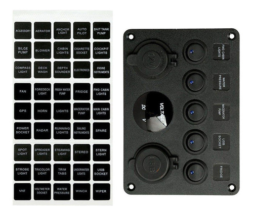 Panel De Interruptor Basculante De Palanca De Encendido