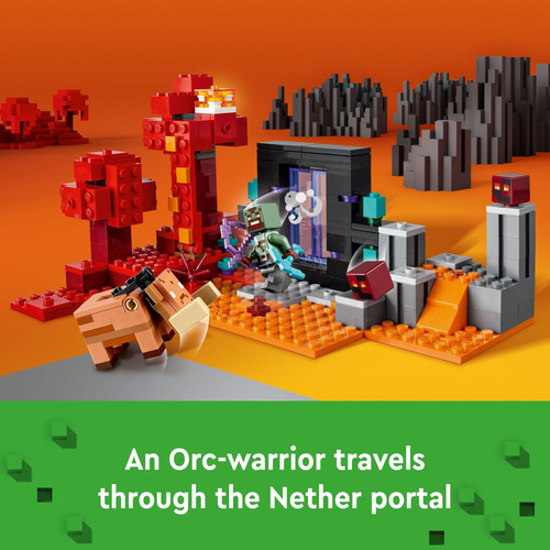 Set Lego Minecraft: Emboscada En Portal Nether