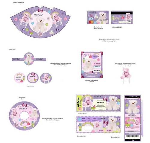 Kit Imprimible Baby Shower Girl Niña 100% Editable