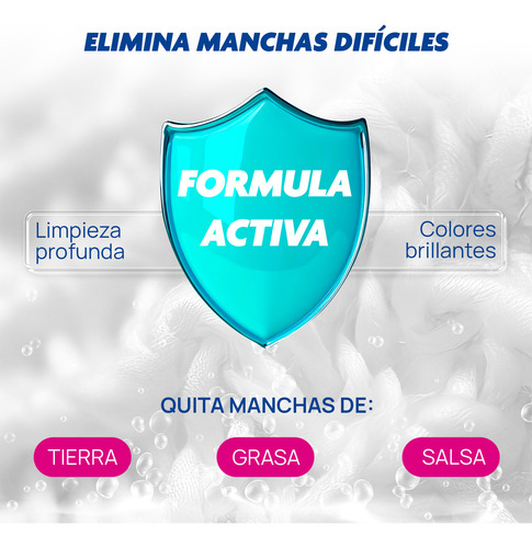 Detergente Liquido Ropa De Color - Coliseo Rosa 3.8 Litros