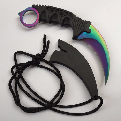 Faca Karambit Colorida Counter-strike Csgo Cs Go Rainbow