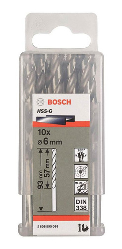 Broca Hss-g 1/32 10 Pz. Bosch 2608585434