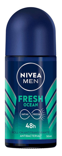 Desodorante Nivea Men Fresh Ocean 0% Alcohol Roll-on 50ml