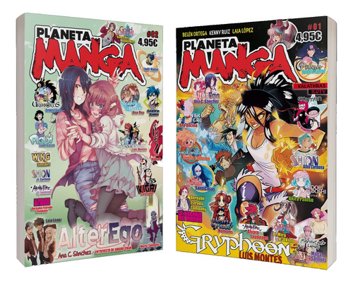 Planeta Manga #1 Y #2.  Editorial Planeta Comic 