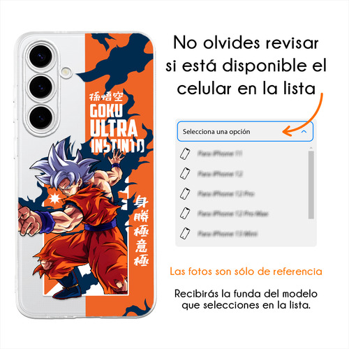 Funda Para Samsung Galaxy Dbs Goku Ultra Instinto Antigolpe