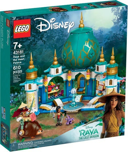 Lego Disney: Raya Y El Palacio Corazón 610pcs