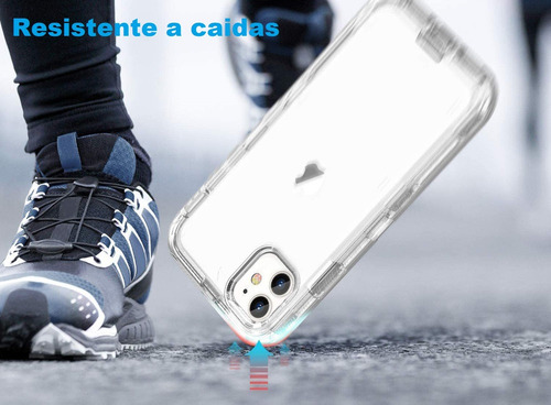 Funda Protectora Resistente 360 Transparente A Prueba De Golpes Tres En Uno For iPhone 13 Pro Max iPhone 13 Pro iPhone 13/14 iPhone 13 Mini
