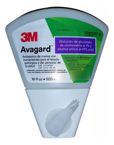 Desinfectante Antiséptico Quirúrgico Avagard 3m X 500ml