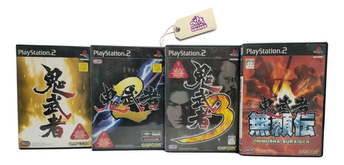 Onimusha 1, 2, 3 E Buraiden Original Japonês Ps2 Usado (Recondicionado)
