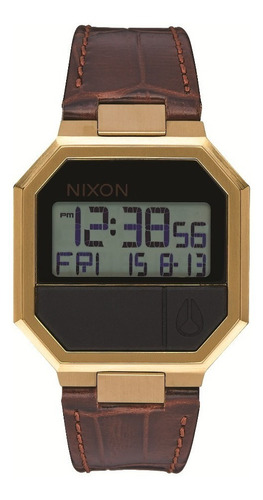 Reloj Nixon Marron Re-run Cuero