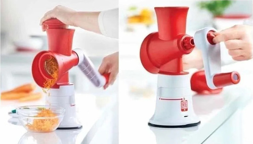 Tupperware Rallador Chef Base+3 Conos Insertos+prensa+manive (Usado)