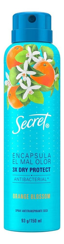 Antitranspirante En Spray Secret Orange Blossom Seco 93g