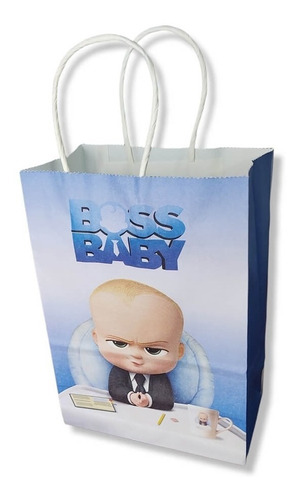 Bolsa Cotillón Regalo Fiesta Jefe En Pañales Baby Boss 3pcs