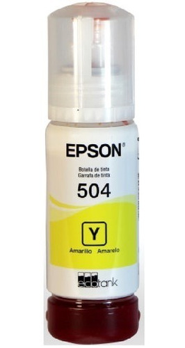 Tinta Epson T504 Amarillo 70 Ml