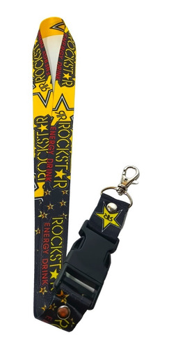 Lanyard Llavero Rockstar