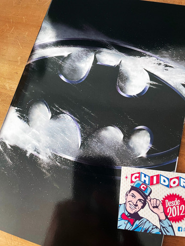 Comic - Batman '89 #1 Logo Michael Keaton Foil Snow Cover