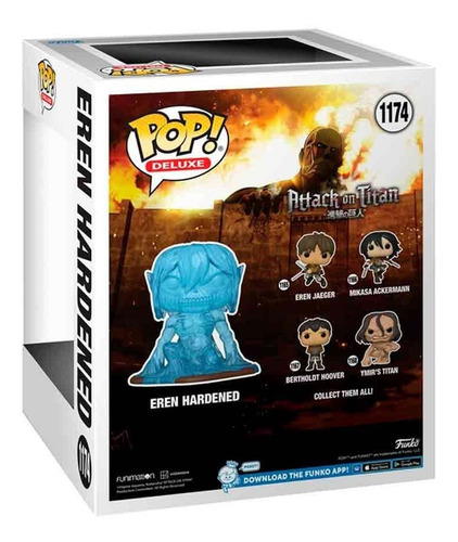 Funko Pop Eren Hardened 1174 Attack On Titan Se Deluxe Nuevo