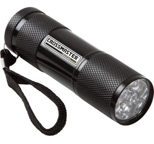 Linterna De Mano 9 Led Cuerpo De Aluminio 3 Aaa Crossmaster