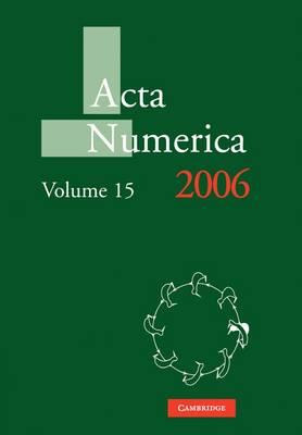 Libro Acta Numerica 2006: Volume 15 - Arieh Iserles