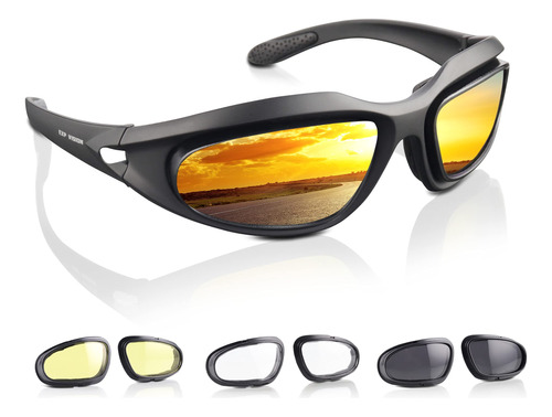 Lentes Polarizados Para Montar En Motocicleta, Resistentes .