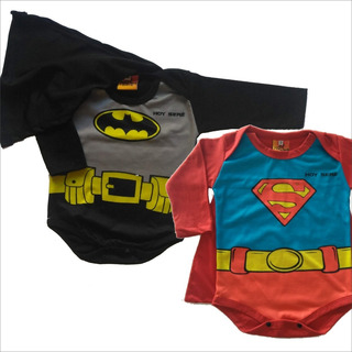 Batman Superman y Flash Body y Capa para beb/é de la Liga de la Justicia