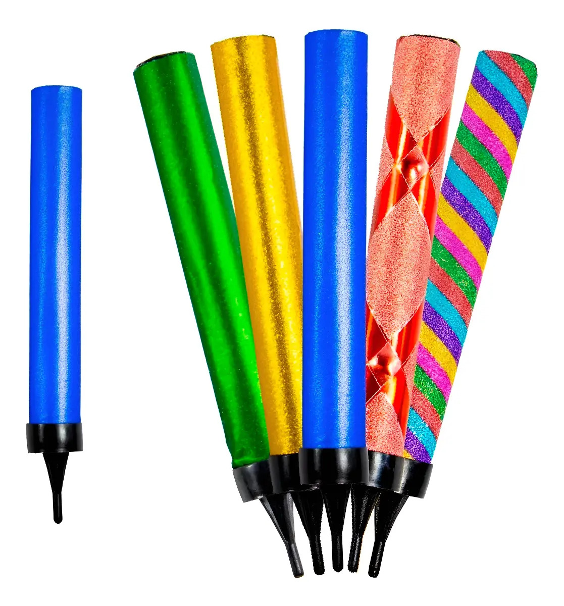 Velas Mágicas Pastel 12.5cm 5 Piezas Chispa Fría