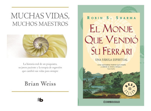 El Monje Que Vendió Su Ferrari + Muchas Vidas... ( 2 Libros)