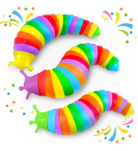 Paquete De 3 Juguetes Sensoriales Para Bebés Asmr Y Activida Color