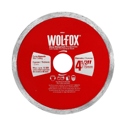 Disco Diam Continuo 4-1/2  Wf0591 Wolfox