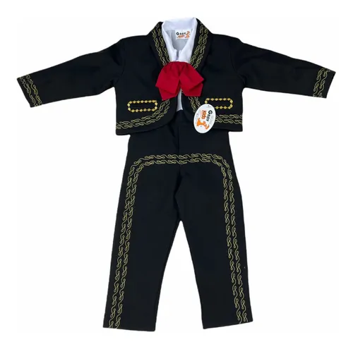 Traje de charro online negro para niño