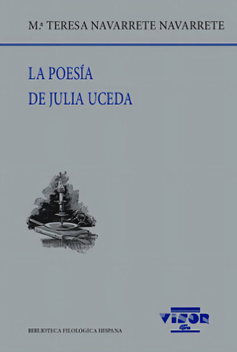 La Poesia De Julia Uceda, De Navarrete Navarrete Maria Teresa. Bib.filologica Hispana, Vol. 244. Editorial Visor, Tapa Blanda En Español, 2020