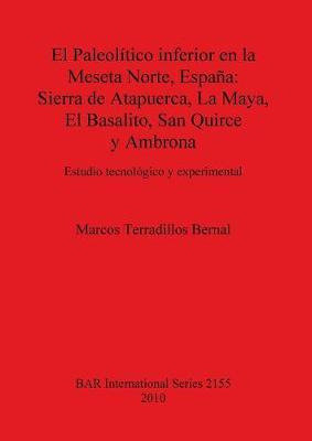 Libro El Paleolitico Inferior En La Meseta Norte Espana: ...