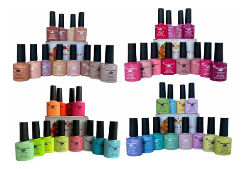 Imagen 1 de 8 de Gama 12 Geles Miss Cherry Diferentes Gamas + Piedras Regalo