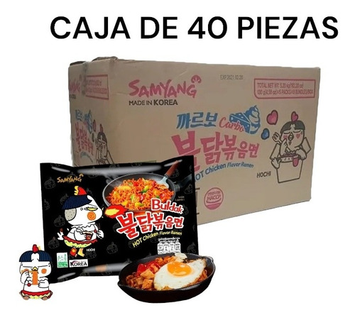 Cajaramen Samyang Picante Buldak Negro Original