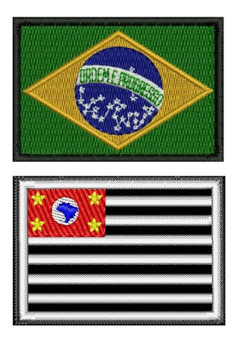 Imagem 1 de 4 de Kit De Bordado Brasil E São Paulo