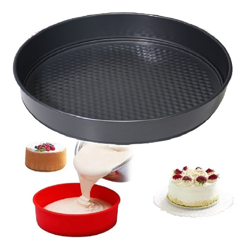 Forma De Silicone Bolo Chocolate 24cm Vai No Forno Air Fryer