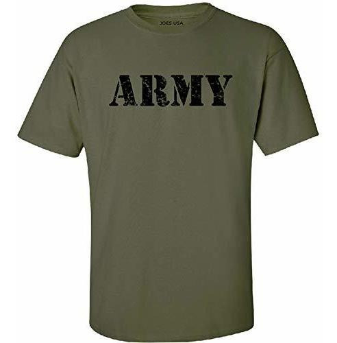 Joe's Usa - Camisetas Con Logotipo Del Ejército Vintage, Tal