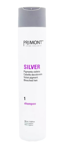 Primont Silver Shampoo Matizador Violeta Rubios Pelo Chico