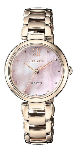 Reloj Dama Citizen Ecodrive Em0533-82y Agente Oficial